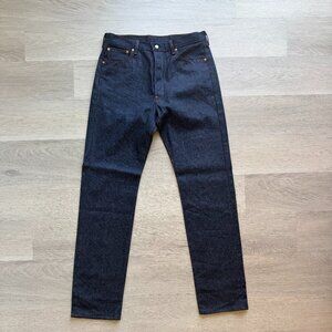 LIKE NEW LEVI'S 501 DARK WASH JEANS (36WX36L)